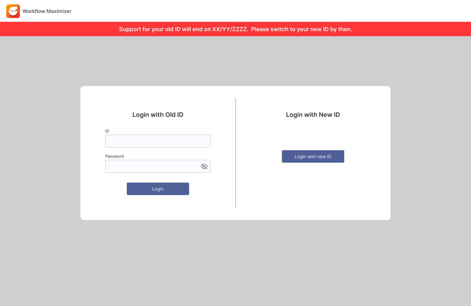User Migration Login Flow