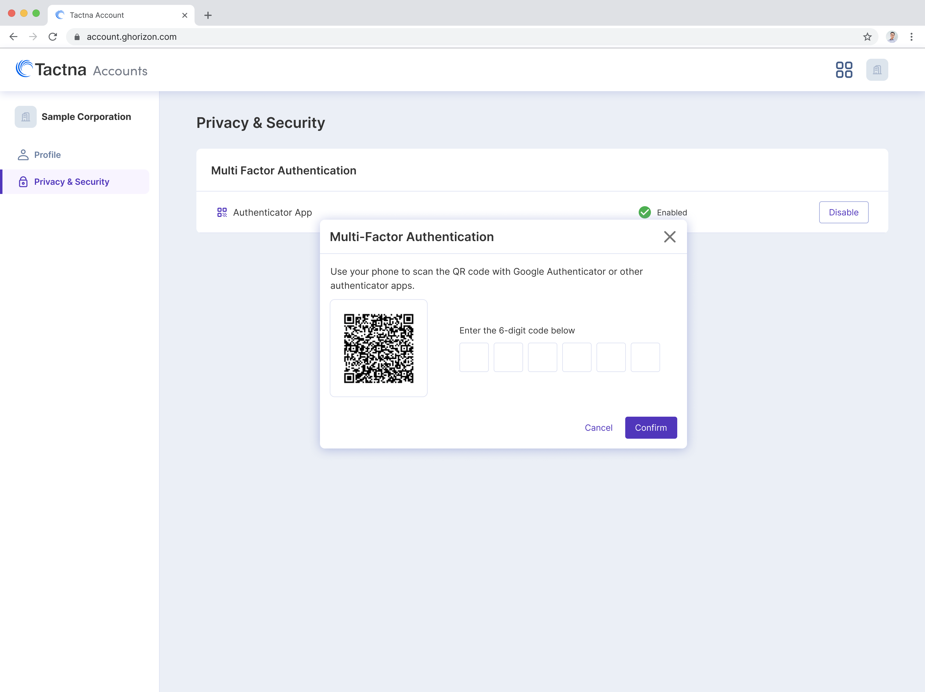 User Self-Management Dashboard